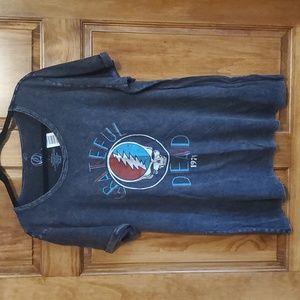 NWT TORRID MINERAL WASH GRATEFUL DEAD SHIRT SIZE 1X